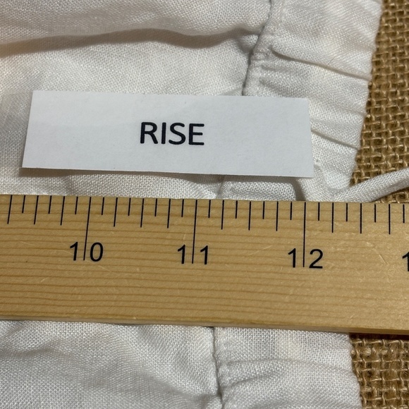 NIA Women Wide Leg Linen Elastic Waist Pants Sz S Beach Coastal Breathab… - Picture 12 of 13